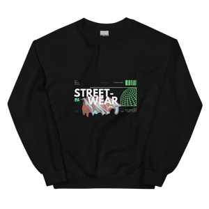 Eşsiz Tasarım Unisex Sweatshirt ile Rahat ve Şık Stil - Black / S