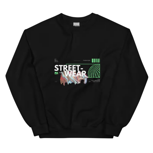 Eşsiz Tasarım Unisex Sweatshirt ile Rahat ve Şık Stil - Black / S