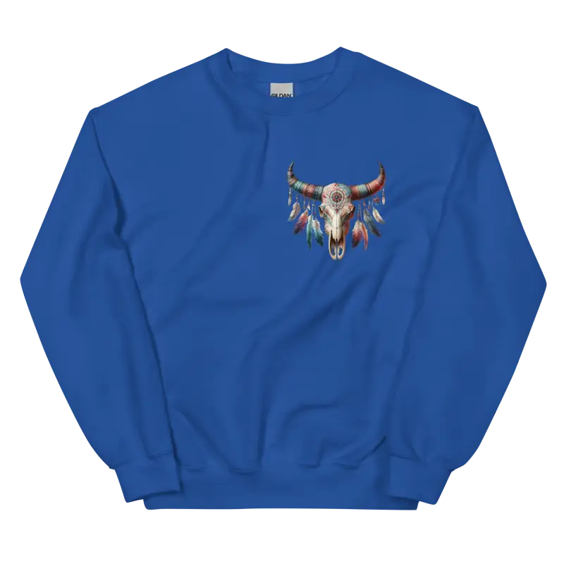 Günlük Kombinlerin Favori Baskılı Sweatshirt’u Renk Seçenekleriyle - Royal / S - Baskılı Sweatshirt