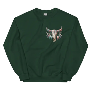 Günlük Kombinlerin Favori Baskılı Sweatshirt’u Renk Seçenekleriyle - Forest Green / S - Baskılı Sweatshirt