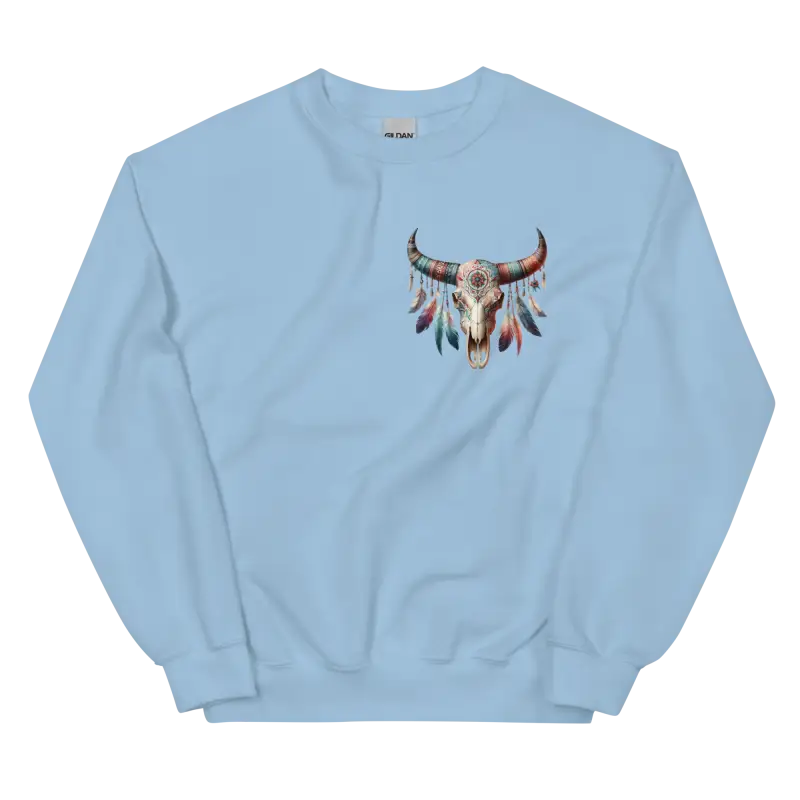 Günlük Kombinlerin Favori Baskılı Sweatshirt’u Renk Seçenekleriyle - Light Blue / S - Baskılı Sweatshirt