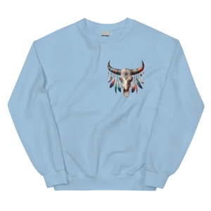 Günlük Kombinlerin Favori Baskılı Sweatshirt’u Renk Seçenekleriyle - Light Blue / S - Baskılı Sweatshirt