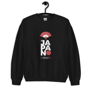 Japon Baskılı Unisex Sweatshirt Red Fan Tasarımı ile Büyük Boy - Baskılı Sweatshirt