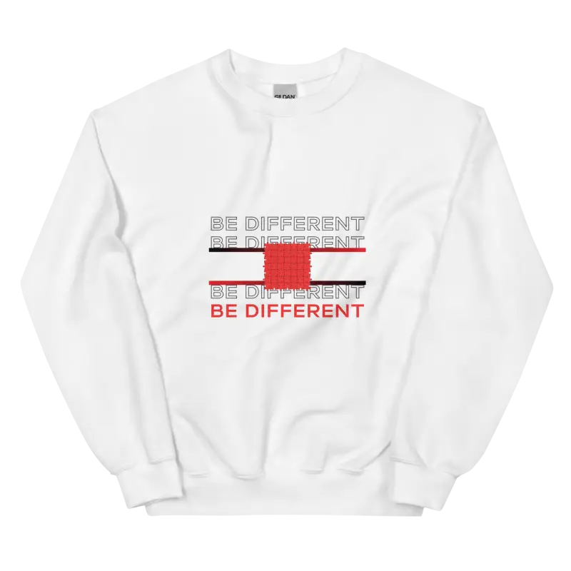 BE DIFFERENT Baskılı Unisex Sweatshirt S M L XL 2XL 3XL - S - Baskılı Sweatshirt